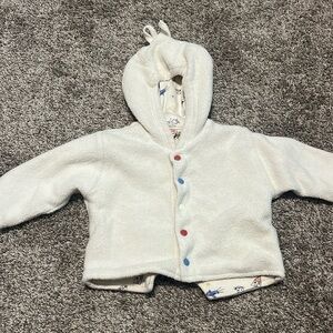 Fisher‎ Price Vintage Button Up Reversible Infant Jacket 3M